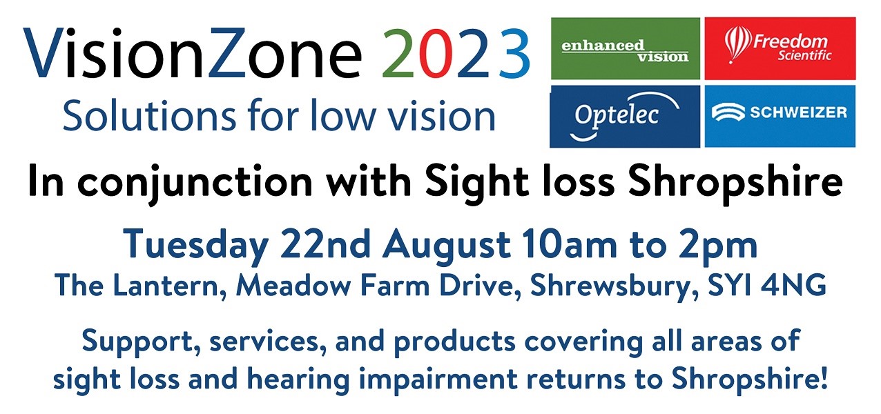 Sight Loss Shropshire and Optelec to host Assistive Technology Open Day in August
